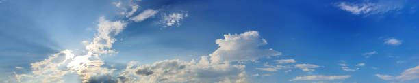istock Blue sky panorama with cloud on a sunny day. 1222337863