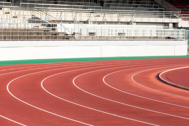 istock the curve of an athletic stadium 1222338796