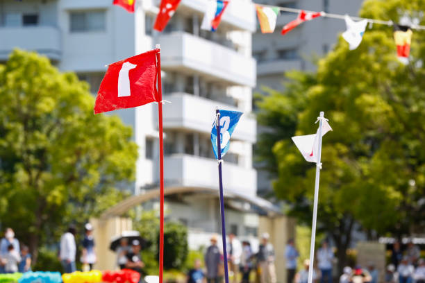elementary school sports day in Japan