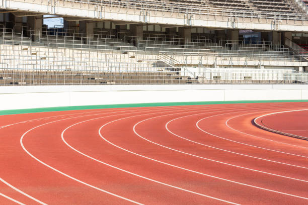 istock the curve of an athletic stadium 1222339491