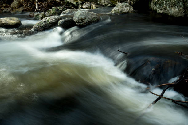 istock Rapids in Eightmile River of Devil's Hopyard State Park, Connecticut. 1222341495