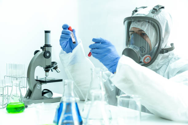 istock The doctor or scientist is testing the virus in a laboratory experiment. 1222341584