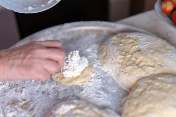 istock Preparing a Dough for Baking Sweet Buns 1222344634