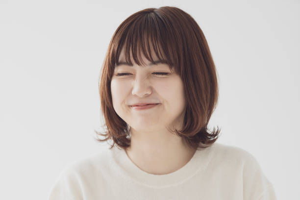 istock young woman various facial expression 1222347501