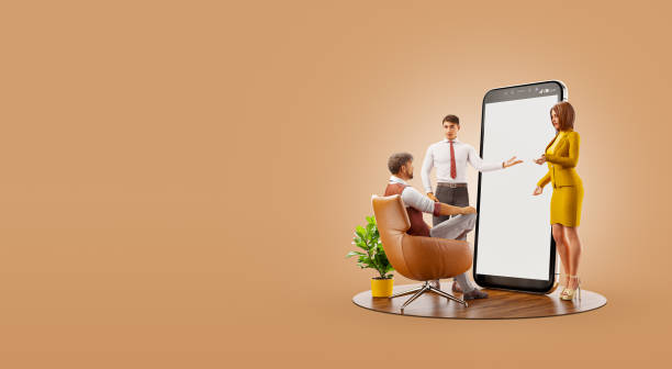 istock Application and social media concept. 1222349010