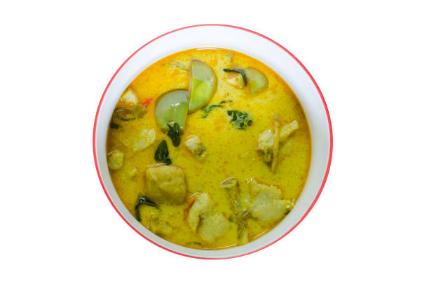 istock Traditional Thai Fish Green Curry 1222351827