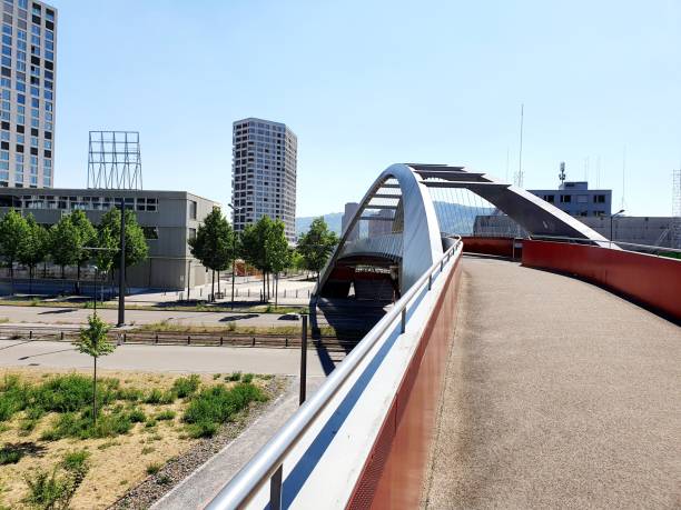 istock Zurich with bikeway 1222353144