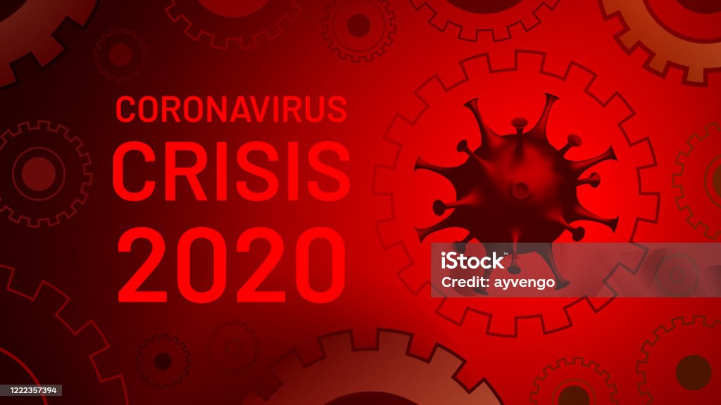 Coronavirus crisis 2020. Coronacrisis. Conceptual visualization of a recession due to virus intervention. Covid-19 pandemic is affecting the global economy. Corona virus weakens Coronavirus crisis 2020. Coronacrisis. Conceptual visualization of a recession due to virus intervention. Covid-19 pandemic is affecting the global economy. Corona virus weakens. Vector illustration 2020 stock vector