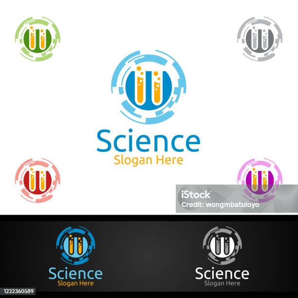 Science Lab Research Sign Science And Research Lab Symbol Design Concept Stock Illustration ...