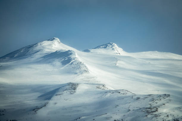 Winter scenery of Tandådalen in Sweden.