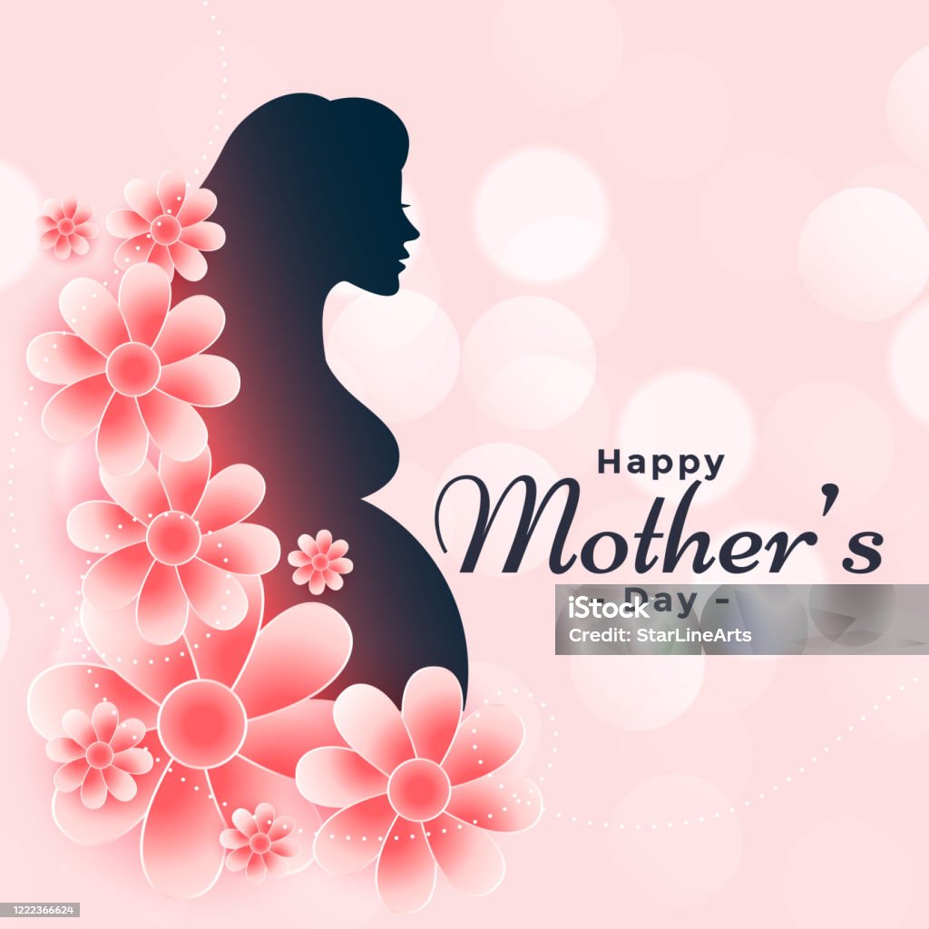 Ilustración de Mujeres Embarazadas Con Flores Para El Día De Las Madres  Felices y más Vectores Libres de Derechos de Acontecimiento - iStock