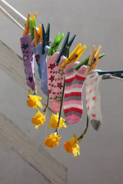istock row of unseaded socks 1222369224