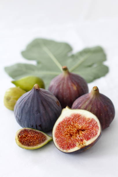istock delicious and healthy figs with leaves 1222370857