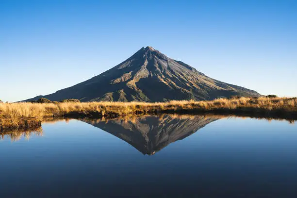 Photography of the Mount Taranaki in New Zealand