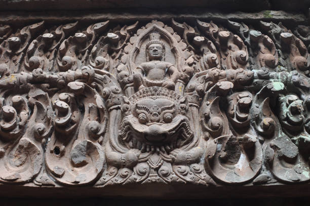 istock Vat Phu: former Khmer Hindu temple in Champasak,Laos 1222374971