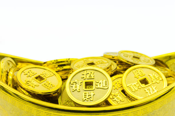 antique money of Qing Dynasty
