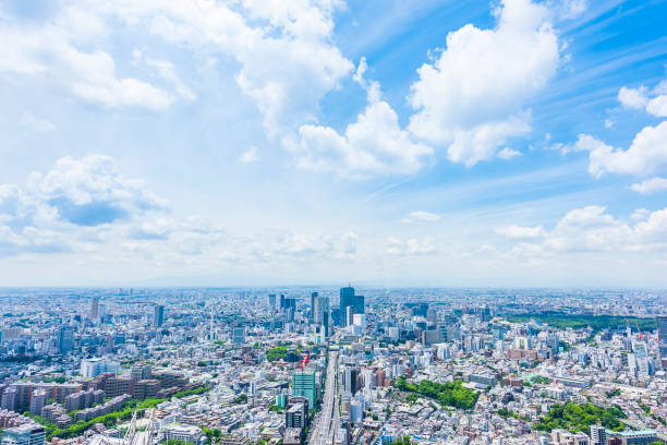 Tokyo city skyline , Japan. Tokyo, Japan. capital region stock pictures, royalty-free photos & images