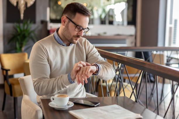 istock Man waiting for someone in restaurant 1222390678