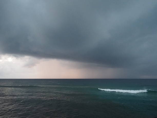 istock Stormy Sunrise Sky and Sea 1222390833
