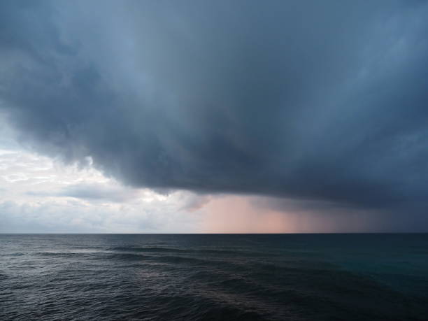 istock Stormy Sunrise Sky and Sea 1222391060