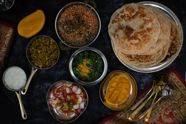 istock Indian vegetarian food 1222394367