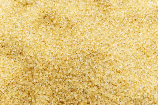 istock Brown sugar close up full frame background. Top view. Flat lay 1222395270