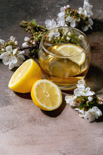 istock Glass of cider or lemonade 1222397985