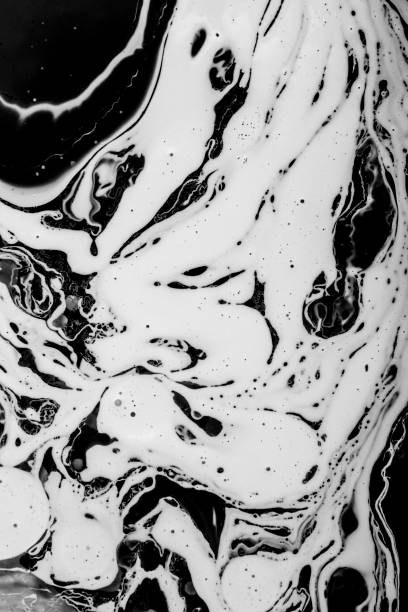 istock Painting in water or water marbling. 1222406148