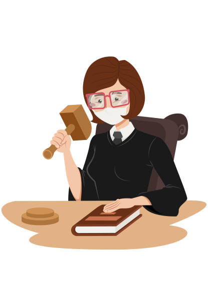 111 Female Lawyer At Desk Illustrations & Clip Art - iStock
