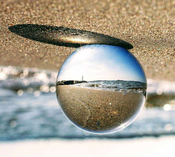istock Lensball on the beach 1222408216