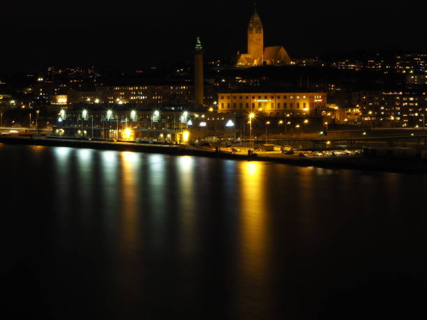 istock Night photography in city 1222409843