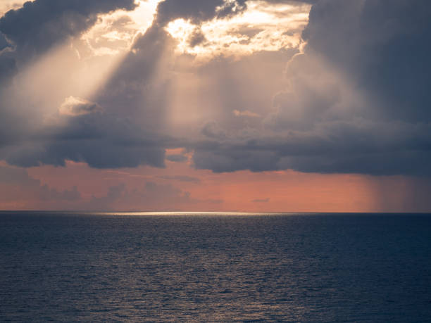 istock Epic sunset (dawn) on the sea. 1222410833
