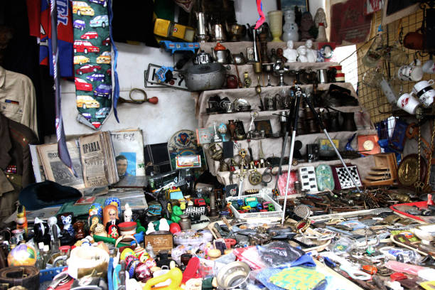 istock Flea market in Moscow, Russia 1222411116