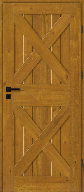 istock Wooden interior doors 1222411147