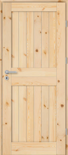 istock Wooden interior doors 1222411198