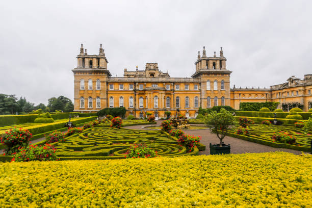 palazzo blenheim - blenheim foto e immagini stock