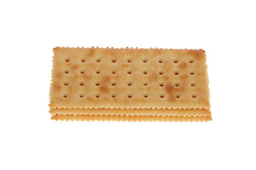 biscuit on white background