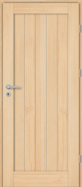 istock Wooden interior doors 1222416738