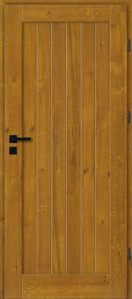 istock Wooden interior doors 1222416871
