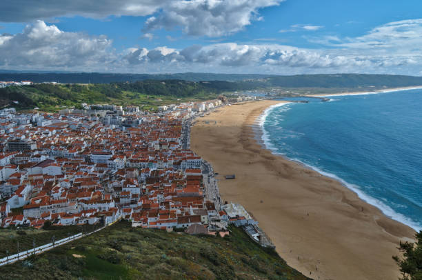 istock Nazare Village Overview 1222416929