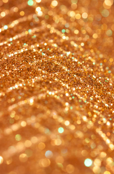 istock Sparkly gold abstract pattern with out of focus circles and highlights 1222420964
