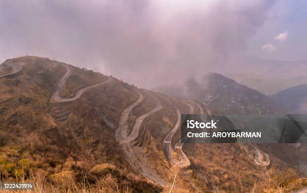 Zigzag Road Stock Photo - Download Image Now - Adventure, Asia, Beauty