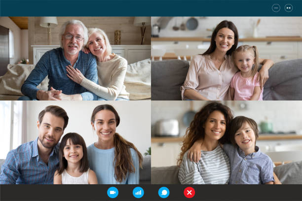 istock Happy diverse relatives speak on video call from home 1222422940