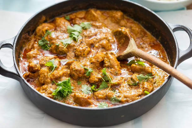 istock Thai pork and peanut curry with coriander 1222428706