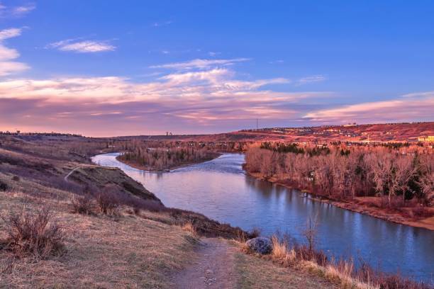 istock Sunrise Sky Over The Bow River 1222432782