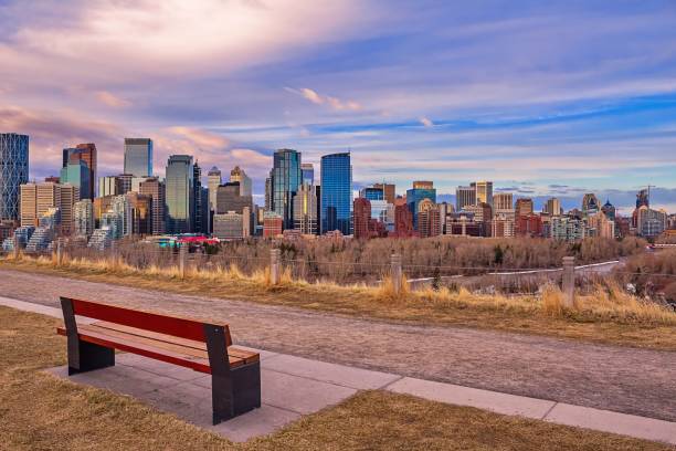 istock Sunrise Over The Downtown Skyline 1222433681