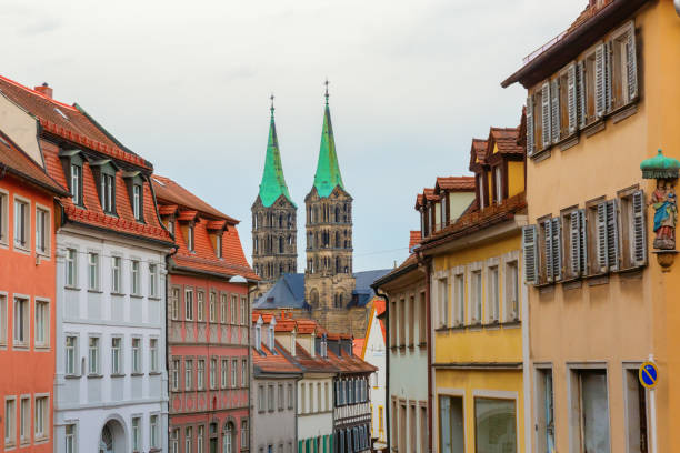 istock cityscape with cathedral in Bamberg, Bavaria, Germany 1222438111