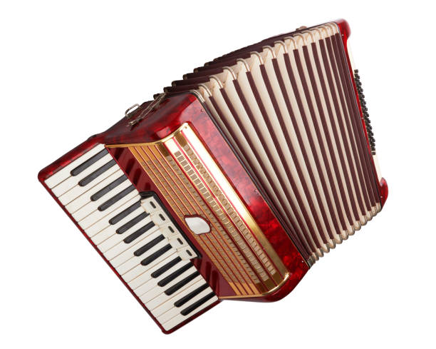 istock Retro accordion isolated 1222443588