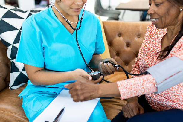 istock Nurse Visiting a Senior Patient 1222444650