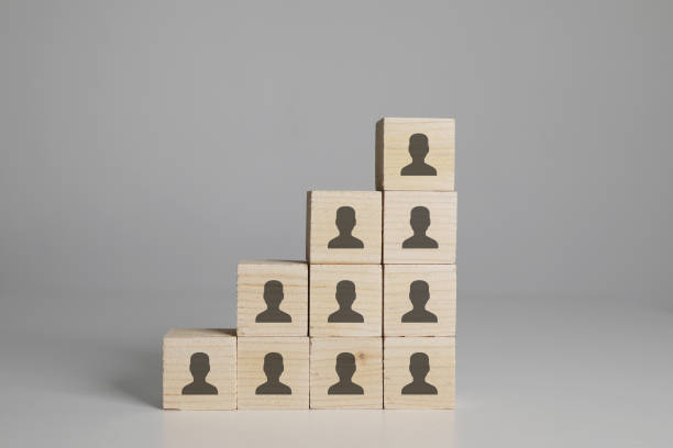 istock Teamwork cubes cooperation building business strategy leadership 1222450762